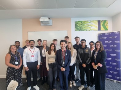Alex Sobel MP visits AELP member Kaplan